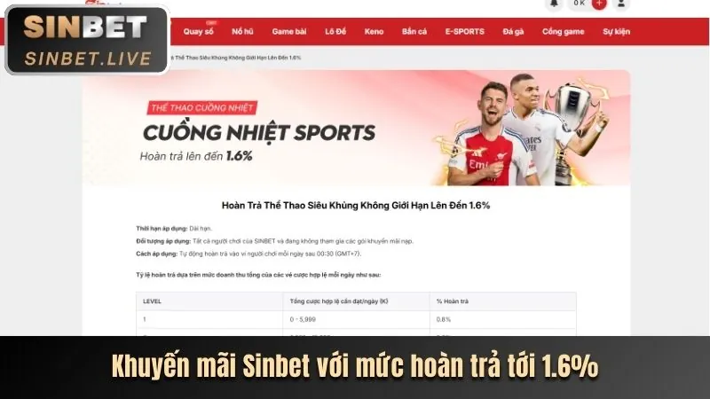 Giao diện ứng dụng vn68 app trên điện thoại di động